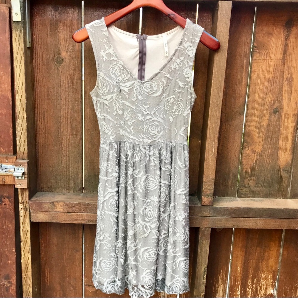 Nordstrom’s Trinity Rose Print Lace Dress w/ Slip